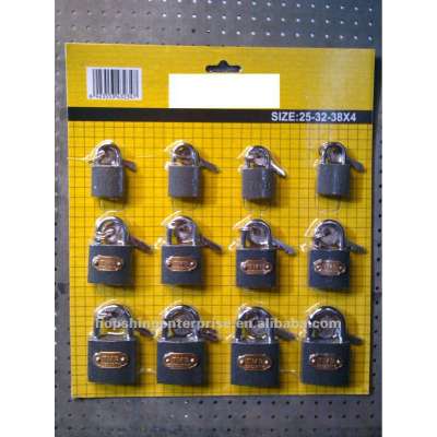 TMB Brand 25mm to 63mm Grey Iron Padlock