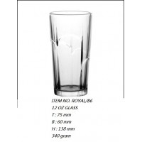 12 oz Glass tumbler